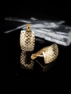 Zlaté náušnice Sebio 2