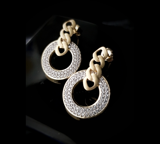 Zlaté náušnice Liana