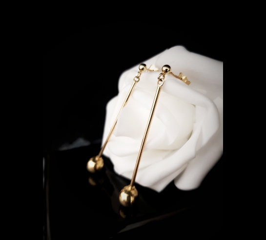 Zlaté náušnice Abellait