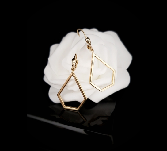 Zlaté náušnice Kenesis