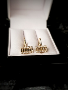 Zlaté náušnice Megi 2