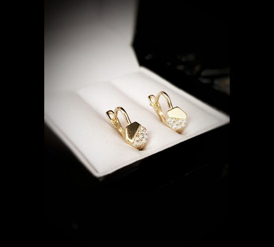 Detské zlaté náušnice Filipe