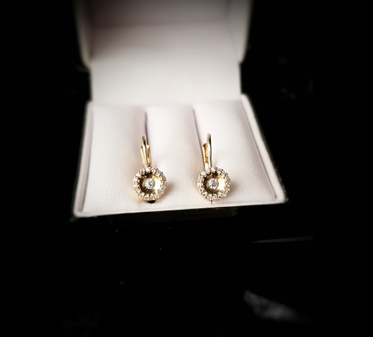 Detské zlaté náušnice Molly