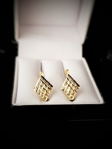 Zlaté náušnice Paula 2