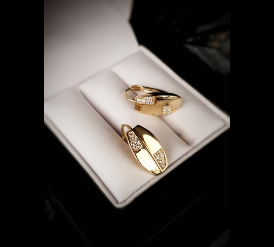 Detské zlaté náušnice Inalit