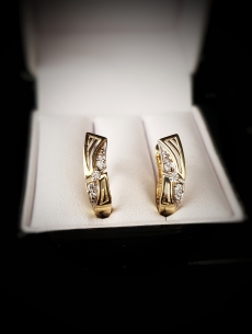 Zlaté náušnice Adel 2