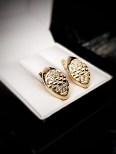 Zlaté náušnice Anadi