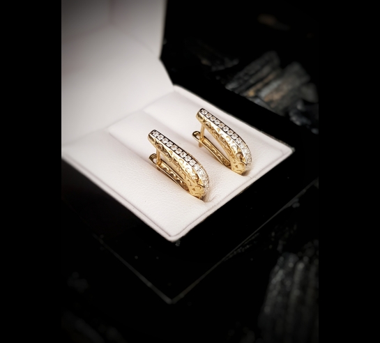 Zlaté náušnice Kateil