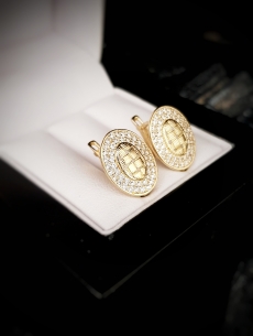 Zlaté náušnice Elitiere