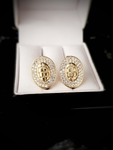 Zlaté náušnice Elitiere 2