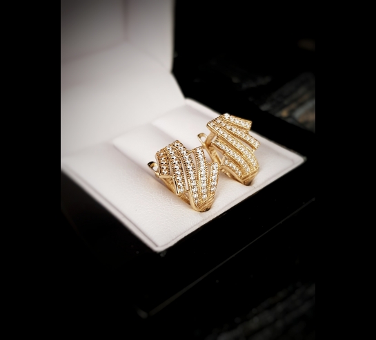 Zlaté náušnice Radeit