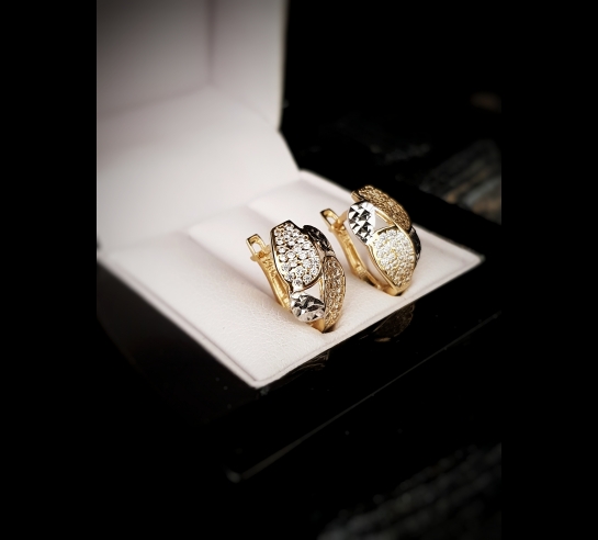 Zlaté náušnice Adel