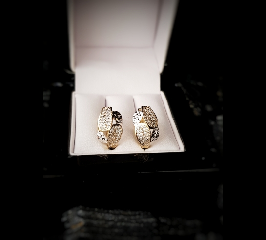 Zlaté náušnice Adel