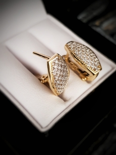 Zlaté náušnice Dante 2