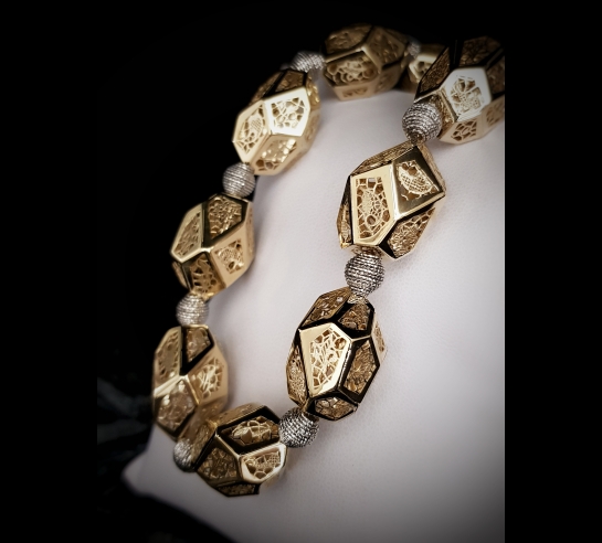 Zlatý náhrdelník Neonero Anita