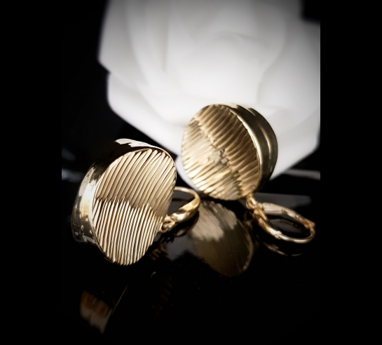 Zlaté náušnice Adeline