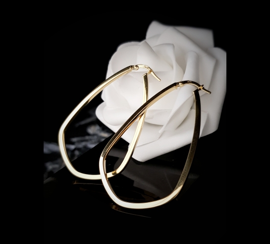 Zlaté náušnice Eclarit