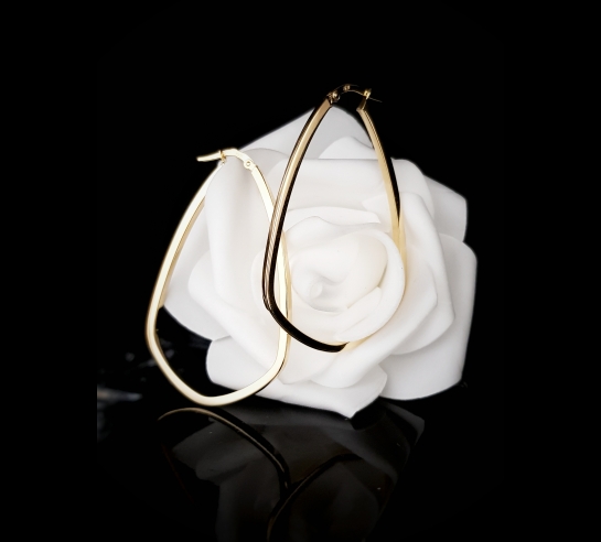 Zlaté náušnice Eclarit