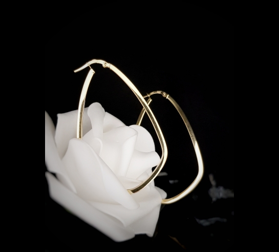 Zlaté náušnice Eclarit