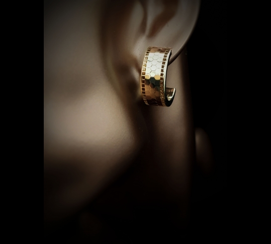 Zlaté náušnice Linda