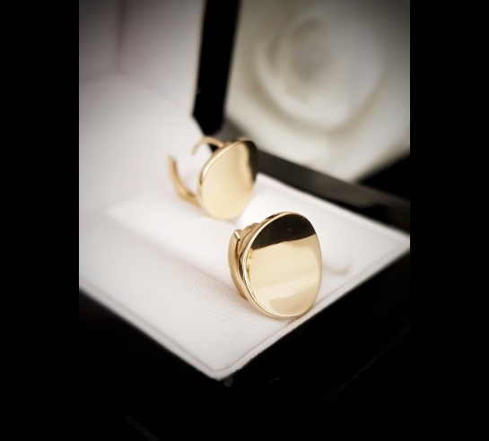 Zlaté náušnice Mira