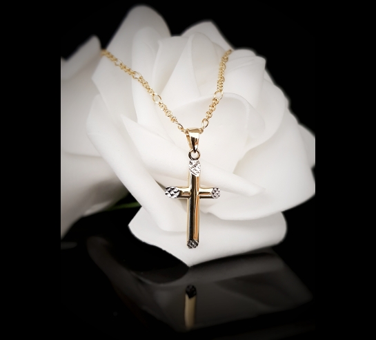 Zlatý krížik v dvojkombinácií s...