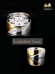 Zlaté svadobné obrúčky 058 2
