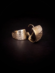 Zlaté náušnice Sarina