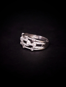 Zlatý prsteň Tony z bieleho... 2