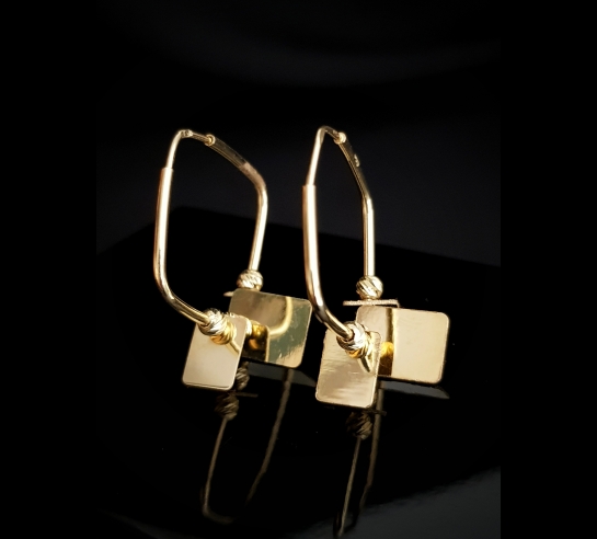 Zlaté náušnice Azalea