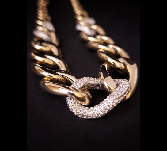 Zlatá exkluzívna retiazka Marianne