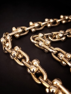 Zlatá luxusná retiazka Carina 2