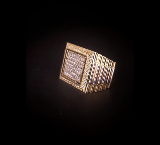 Zlatý luxusný prsteň Remond