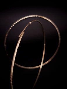 Zlaté kruhové náušnice s...