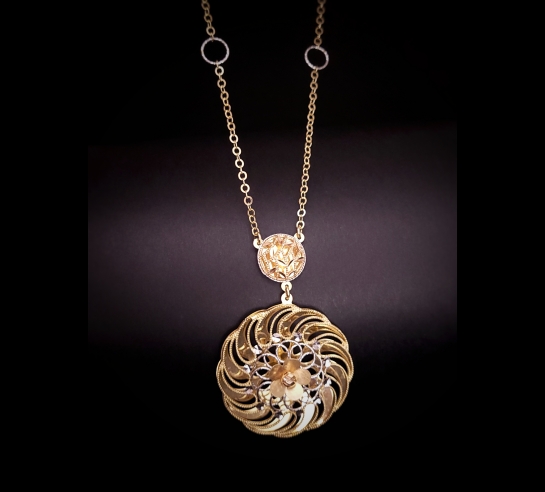 Zlatá celebrit retiazka Mangel