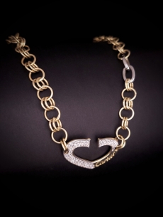 Zlatá štýlová retiazka