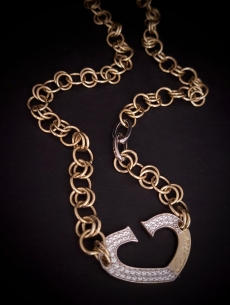 Zlatá štýlová retiazka 2