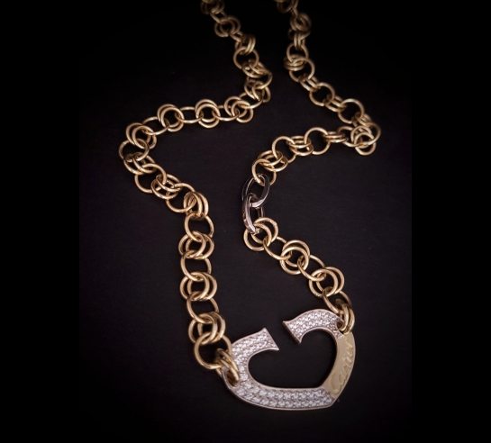 Zlatá štýlová retiazka