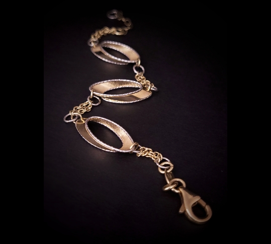 Zlatý náramok Tioli