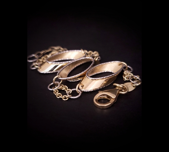 Zlatý náramok Tioli