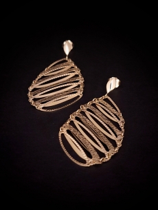 Zlaté náušnice Dolores