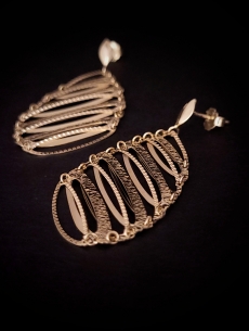 Zlaté náušnice Dolores 2