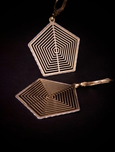 Zlaté náušnice Levis 2