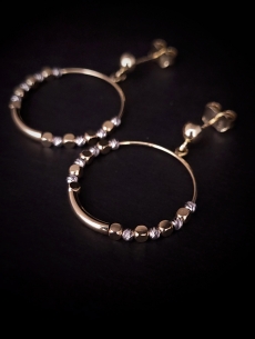 Zlaté náušnice Belany