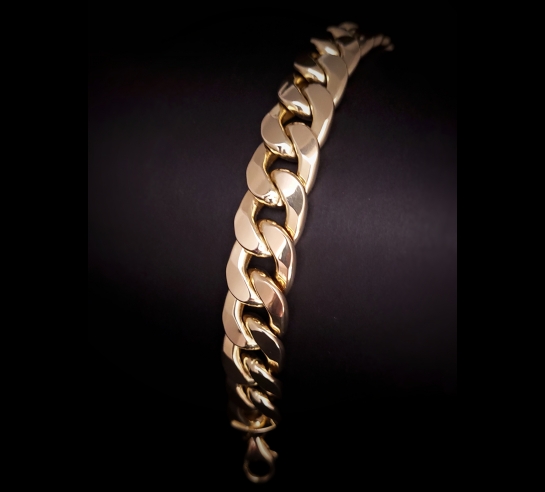 Zlatý luxusný náramok Drago