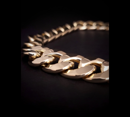 Zlatý luxusný náramok Drago