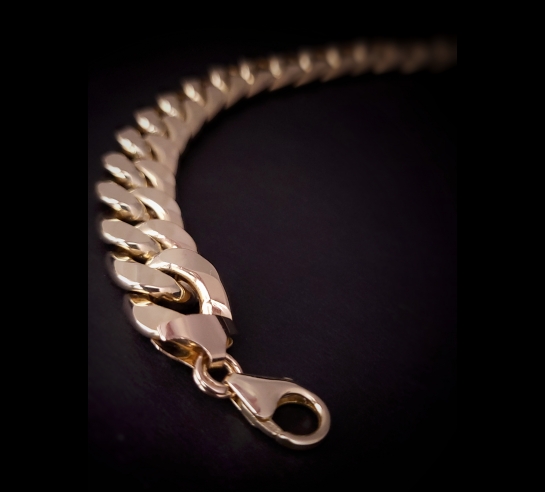 Zlatý luxusný náramok Drago