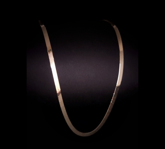 Zlatá lysovaná retiazka Miriame