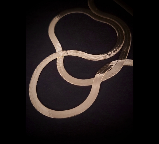 Zlatá lysovaná retiazka Miriame