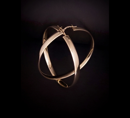 Zlaté náušnice Kenny